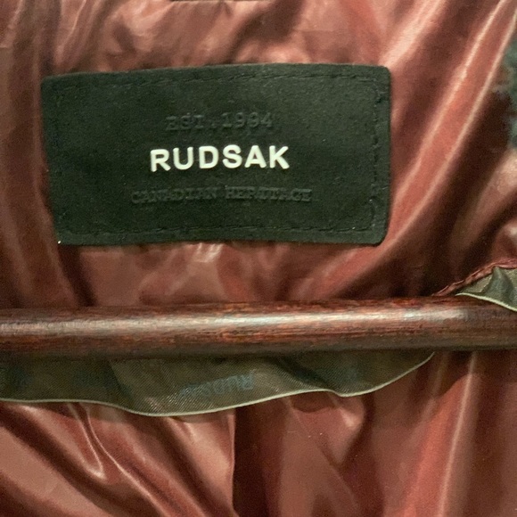 Rudsak burgundy down jacket - Picture 2 of 4